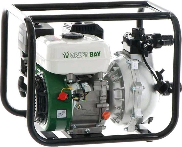 Produktbild GreenBay BenzinMotorpumpe mit 402525 mm Anschlussstücken