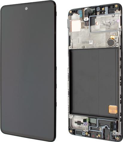 Produktbild Samsung LCD-Display + Touch-Einheit A515 Galaxy A51 Schwarz (Service Pack) (Display, Galaxy A51)