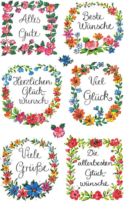 Immagine prodotto Z-Design Adesivo Blumen/Testo