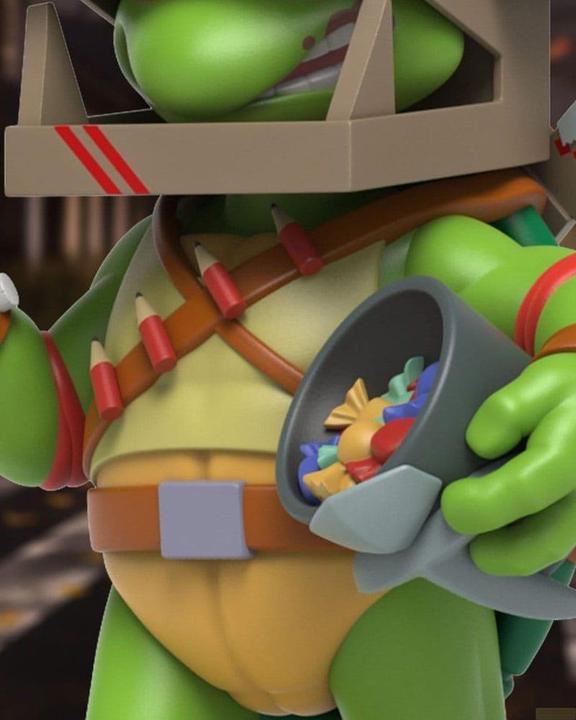 Actual product image Mighty Jaxx Teenage Mutant Ninja Turtles Figur Remixx Raphael Cowa-BOO-nga! Edition 15 cm
