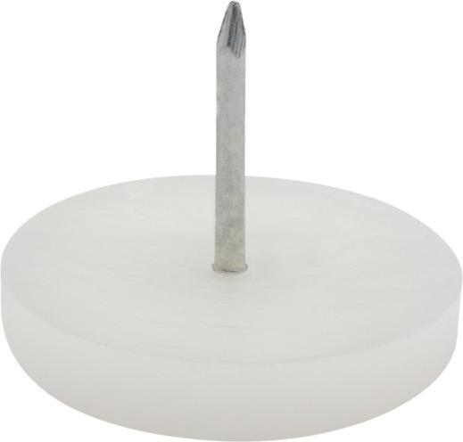 Image du produit Patin glisseur avec clou plastique ø 30 mm 4 pcs. (Curseurs en plastique, 4 pièce(s))