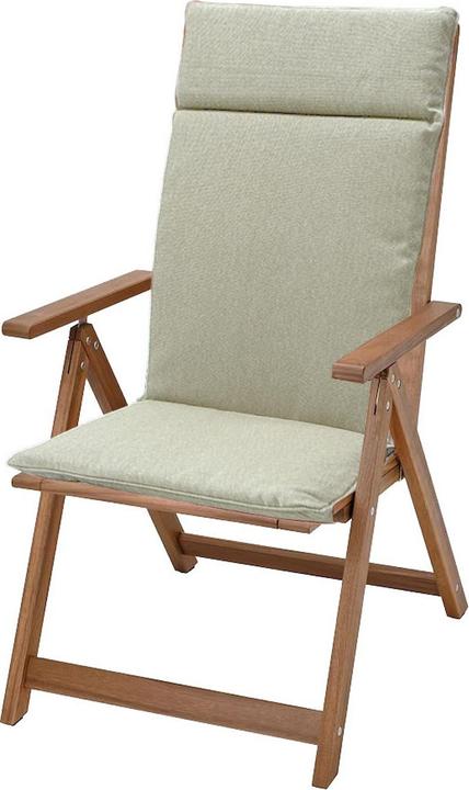 Actual product image Natura Punto Garden Chair High Backrest Cover by Madison, Set of 2 (120 x 50 cm)