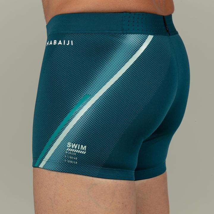 Produktbild Nabaiji Badehose Boxer Herren - 500 Fiti Lini grün (42)