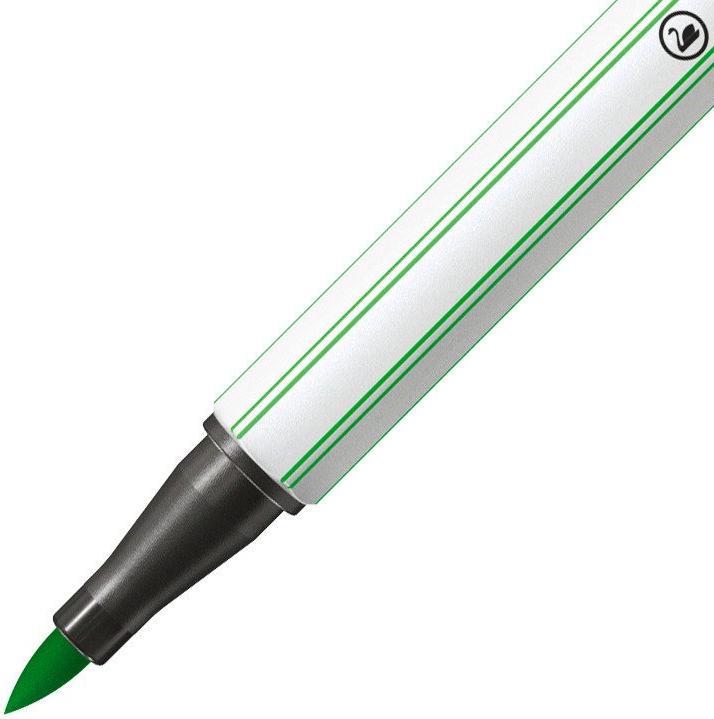 Actual product image STABILO Pen 68 brush Premium felt-tip pen (Light green, 1 x)
