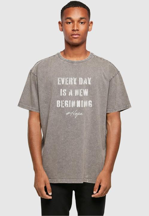 Produktbild Merchcode Hope 2 Acid Washed Heavy Oversized Tee - 111647 (XL)