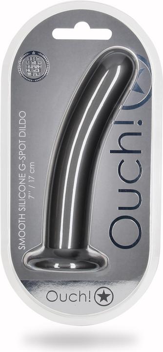 Produktbild Ouch! Smooth Silicone G-Spot Dildo - 7" / 17 cm