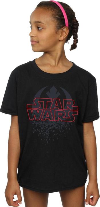 Image du produit Star Wars - T-shirt THE LAST JEDI SHATTERED EMBLEM - Fille (140, 146)