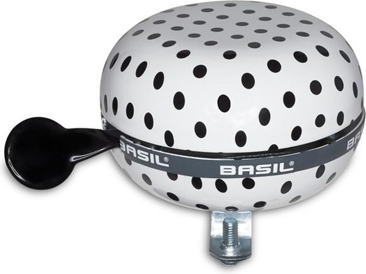 Basil Polkadot Big Bell (blanc, noir)
