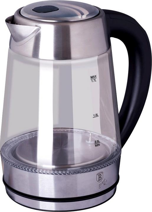 Produktbild BerlingerHaus Wasserkocher Glas 1.7L 360°-Drehfuss Chromstahl (1.70 l)