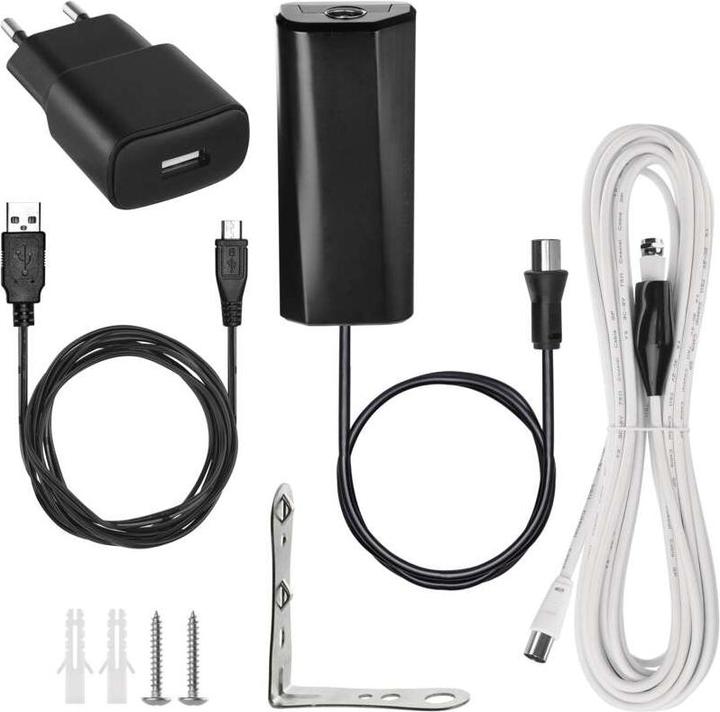 Image du produit Emos Antenne universelle EM-DIO3, 0-80 km, DVB-T2, filtre LTE/4G/5G (DVB-T / -T2, LTE)
