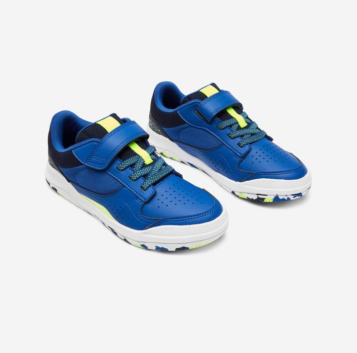 Actual product image Decathlon Sports shoes for kids with laces/velcro fastening - Playventure Yard blue (38)