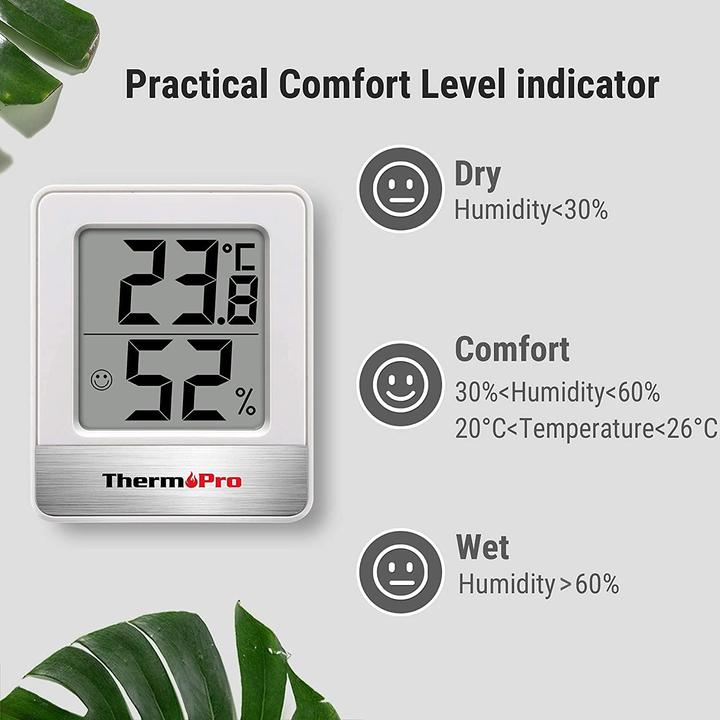 Image du produit ThermoPro 3er-Set Mini Thermo-Hygrometer TP49W-3