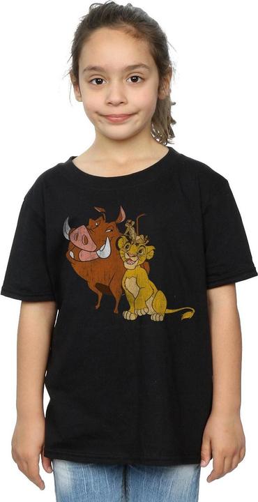 Produktbild Disney The Lion King Classic Simba Timon And Pumbaa TShirt Mädchen (140, 146)