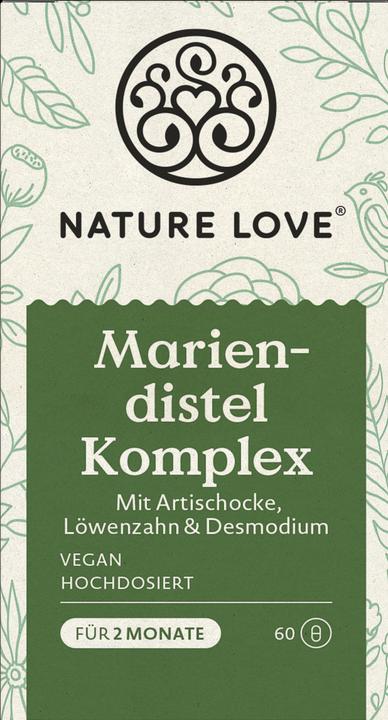 Actual product image Nature Love Milk thistle complex (60 Piece, Capsules, 40 g)
