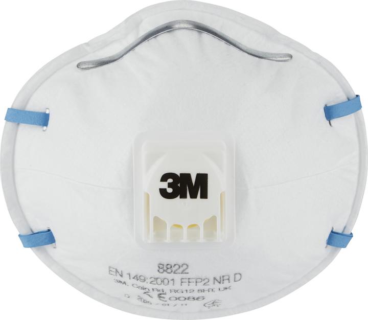 Actual product image 3M Respirator 8822 (FFP2, 10 x)