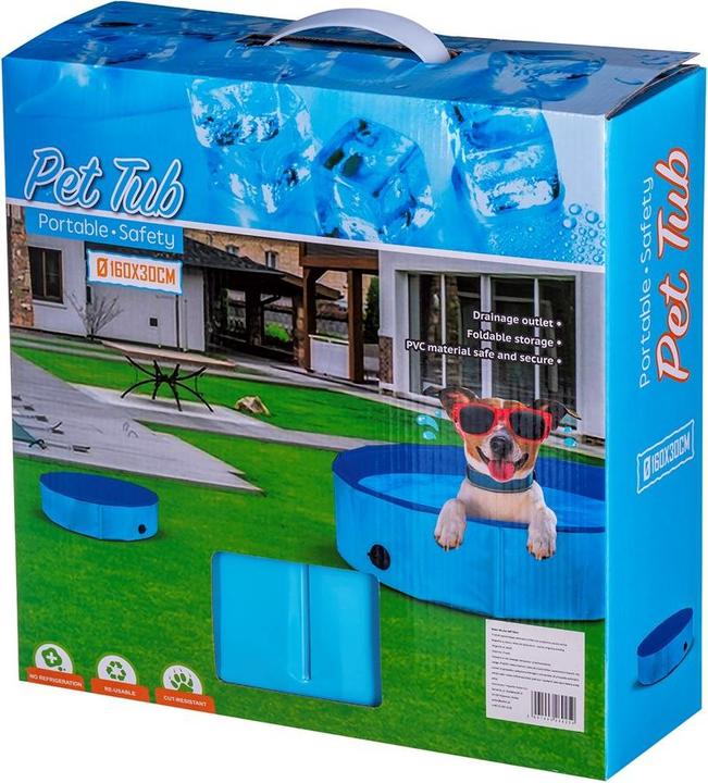 Produktbild Petitto Faltbarer Hundepool - 160x30cm (Hundepool)