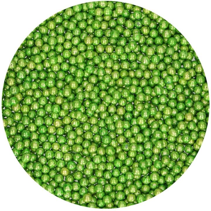Image du produit FunCakes Perles de sucre -Vert métallisé- 80g (1 x)