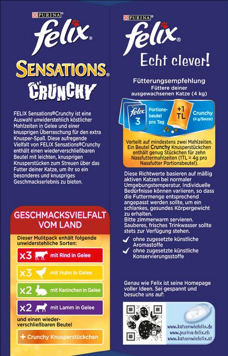 Actual product image Felix Sensations (Adult, 10 pcs., 85 g)