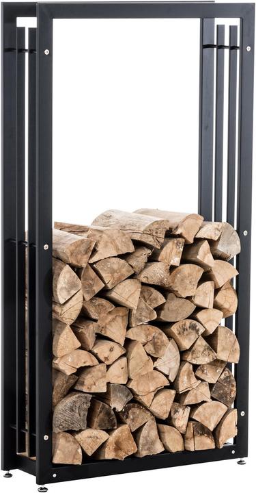 Immagine prodotto Swisshandel24 Porta legna Skadi 25x40x150, nero