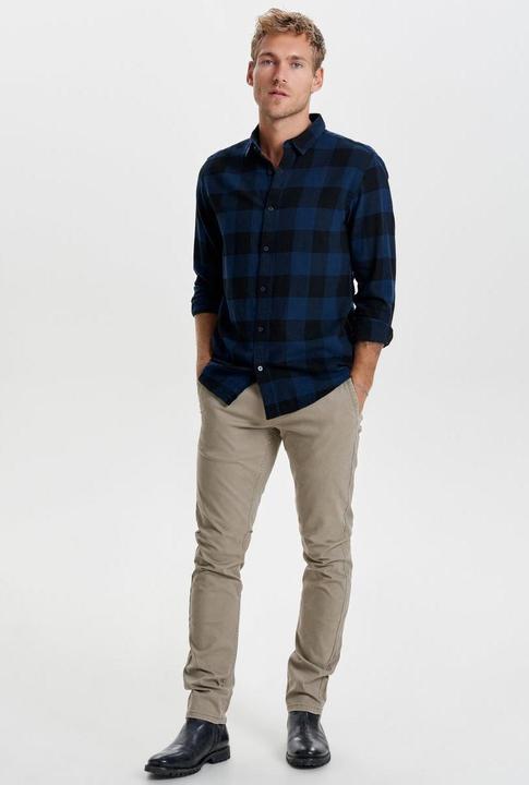 Image du produit Only & Sons Kariertes Langarmhemd (S)