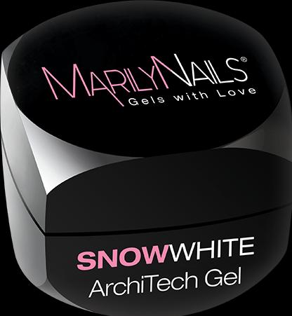 Produktbild Marily Nails ARCHITECH GEL – SNOWWHITE 40ml (Gel-Effekt Nagellack)