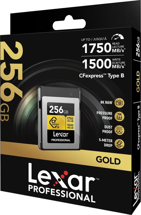 Image du produit Lexar Série d'or (256 Go, CFexpress type B)
