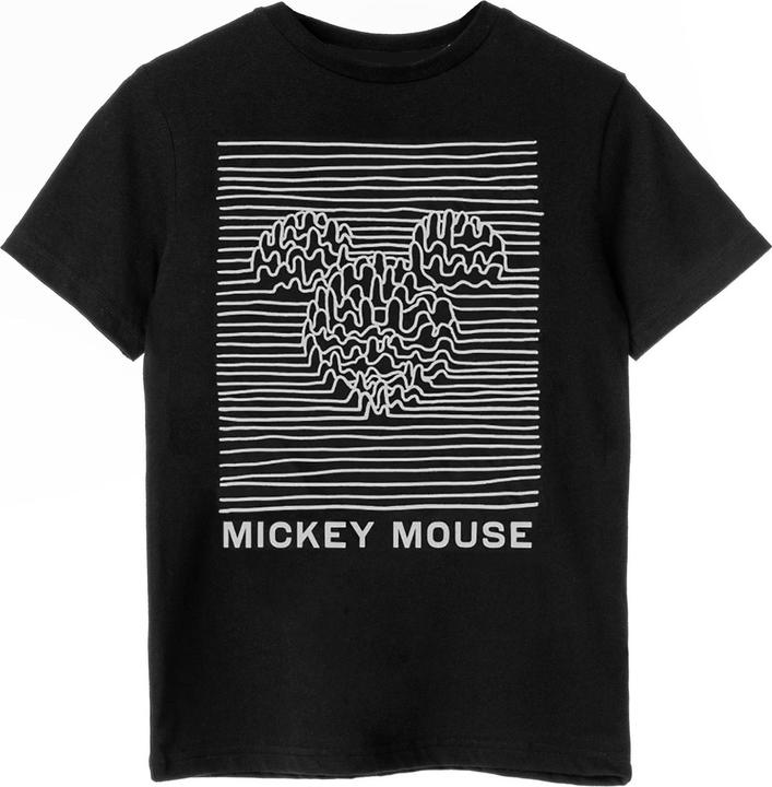 Disney Erwachsene Unknown Pleasures Mickey Mouse BaumwollTShirt