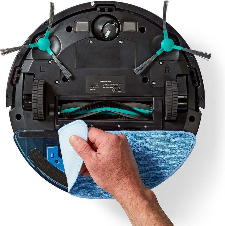 Produktbild Nedis WIFIVCL001CBK- Robotický Vysavač | Laserová navigace | Wi-Fi | Kapacita Sběrné Nádrže: 0.6 l (Saugwischroboter)