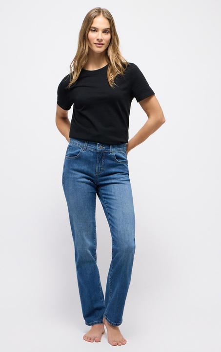 Produktbild Angels Dolly Jeans Sportiv Denim Straight Fit Mid Blue Used (W26/L30)