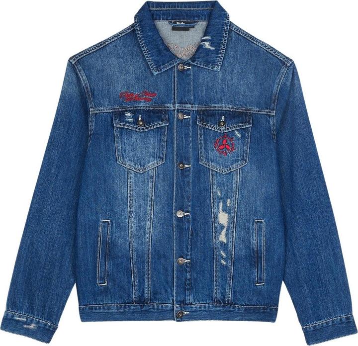 Actual product image Tealer denim jacket ushiwa (XL)