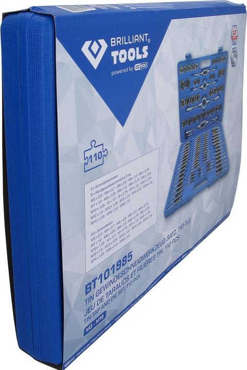 Actual product image KS Tools TiN Tapping Tool Set 110-piece
