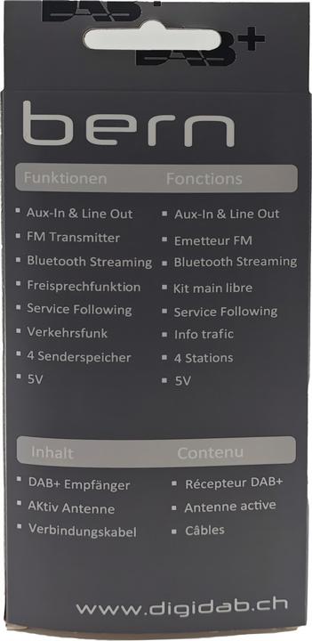 Produktbild digiDAB DAB+ Empfänger «BERN» 5V