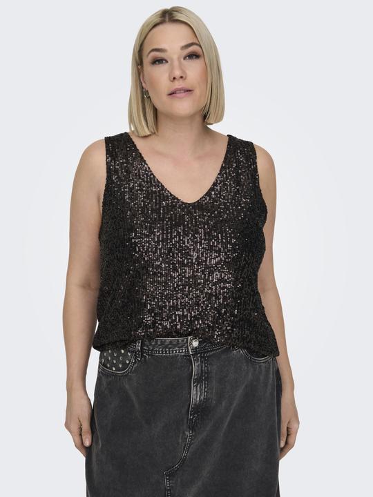 Actual product image Only Regular fit V-neck curve top Top (M)