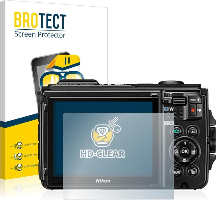 Produktbild BROTECT Schutzfolie Displayschutz Klar (Displayschutz, Coolpix W300)