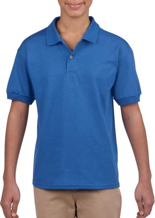 Actual product image Gildan Childrens/Kids Plain Jersey Polo Shirt (116)