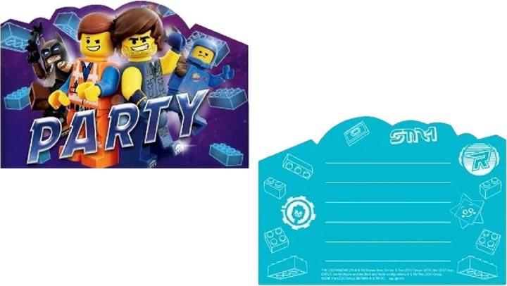 Image du produit Amscan Invitations anniversaire Lego 2