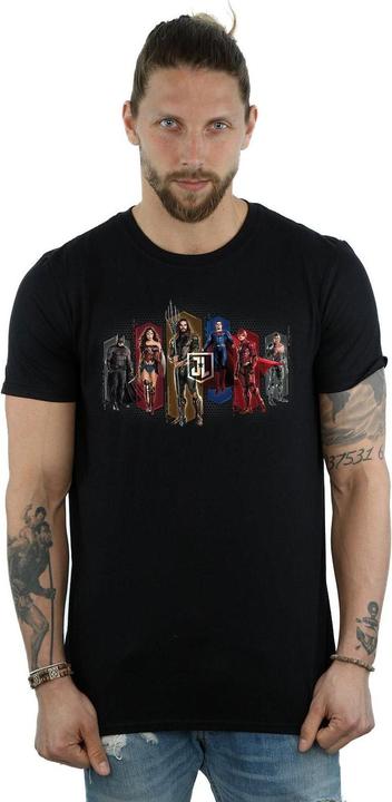 Produktbild Justice League Movie Team Hexagons TShirt (S)