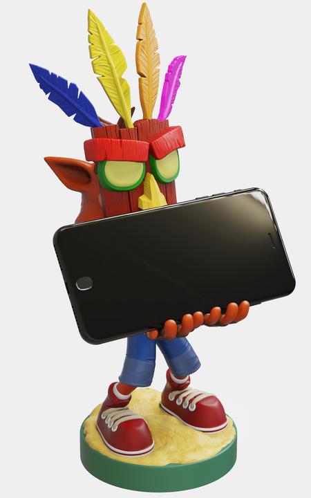 Actual product image Exquisite Gaming Crash Bandicoot: Crash Aku Cable Guy (PC, Mac, Xbox Series X, Xbox One S, Xbox 360, PS4, PS5, Switch)