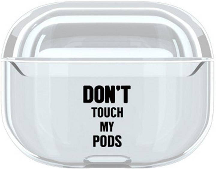 Image du produit PhoneLook Coque Pro transparent Don't touch my pods (Manchon pour casque d'écoute)
