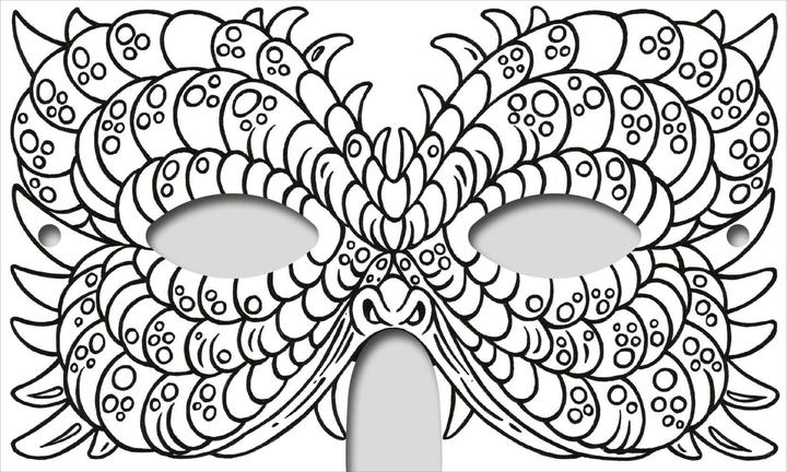Produktbild Abenteuer-Masken zum Ausmalen
