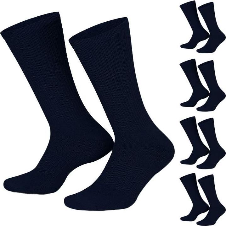 Viva Basic 43/46, Navy - Herrensocken (10er Pack, 43 - 46)