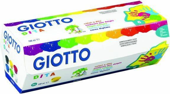 Image du produit Giotto Peinture au doigt (Multicolore, 100 ml)