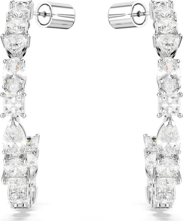 Produktbild Swarovski Mesmera Kreolen Verschiedene Schliffe Weiss (Metall)