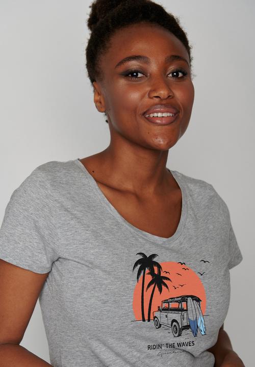 Produktbild Greenbomb Women's Nature Beach Trip Loves T-Shirt (XS)