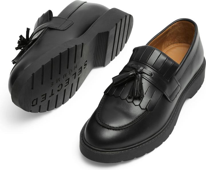 Produktbild Selected Homme Leder Kiltie Halbschuhe (43)