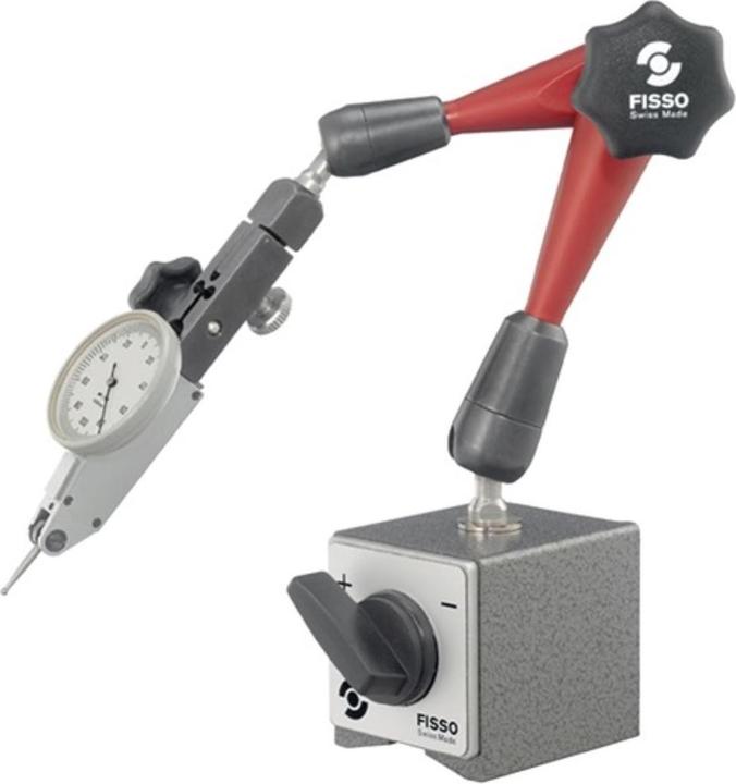 Immagine prodotto Fisso Supporto di misura magnetico STRATO-LINE Raggio d'azione 280 mm Altezza totale 390 mm Forza di (39 cm)