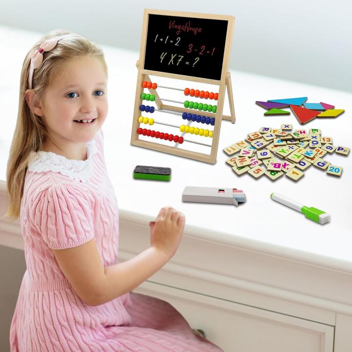 Actual product image Activity Board Primary school slide rule abacus, abacus calculator children's abacus counting frame with