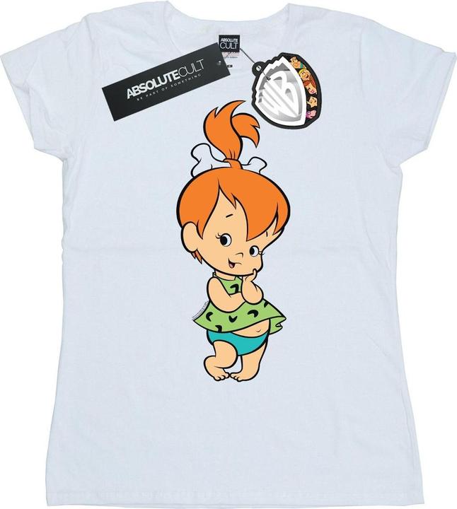 Actual product image The Flintstones Womens/Ladies Pebbles Flintstone Cotton T-Shirt (M)