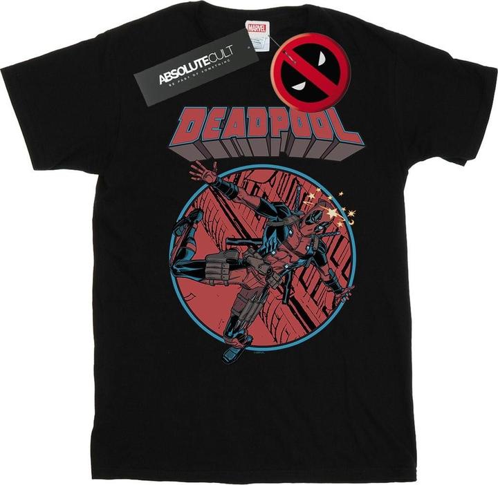 Actual product image Mens Deadpool Flying T-Shirt (XXL)