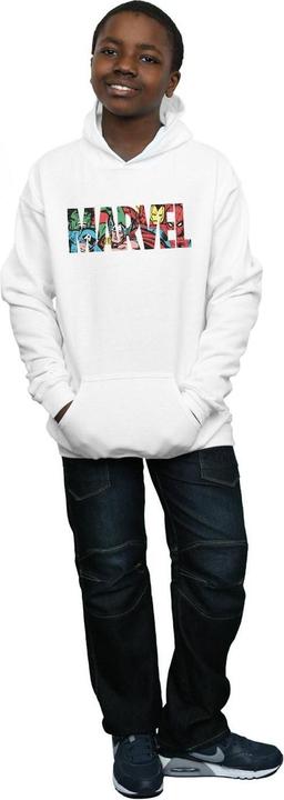 Actual product image Boys Logo Character Infill Hoodie (152, 158)